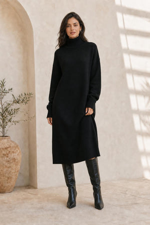 Imagen generada · Vestido Nevada negro Vestaluna
