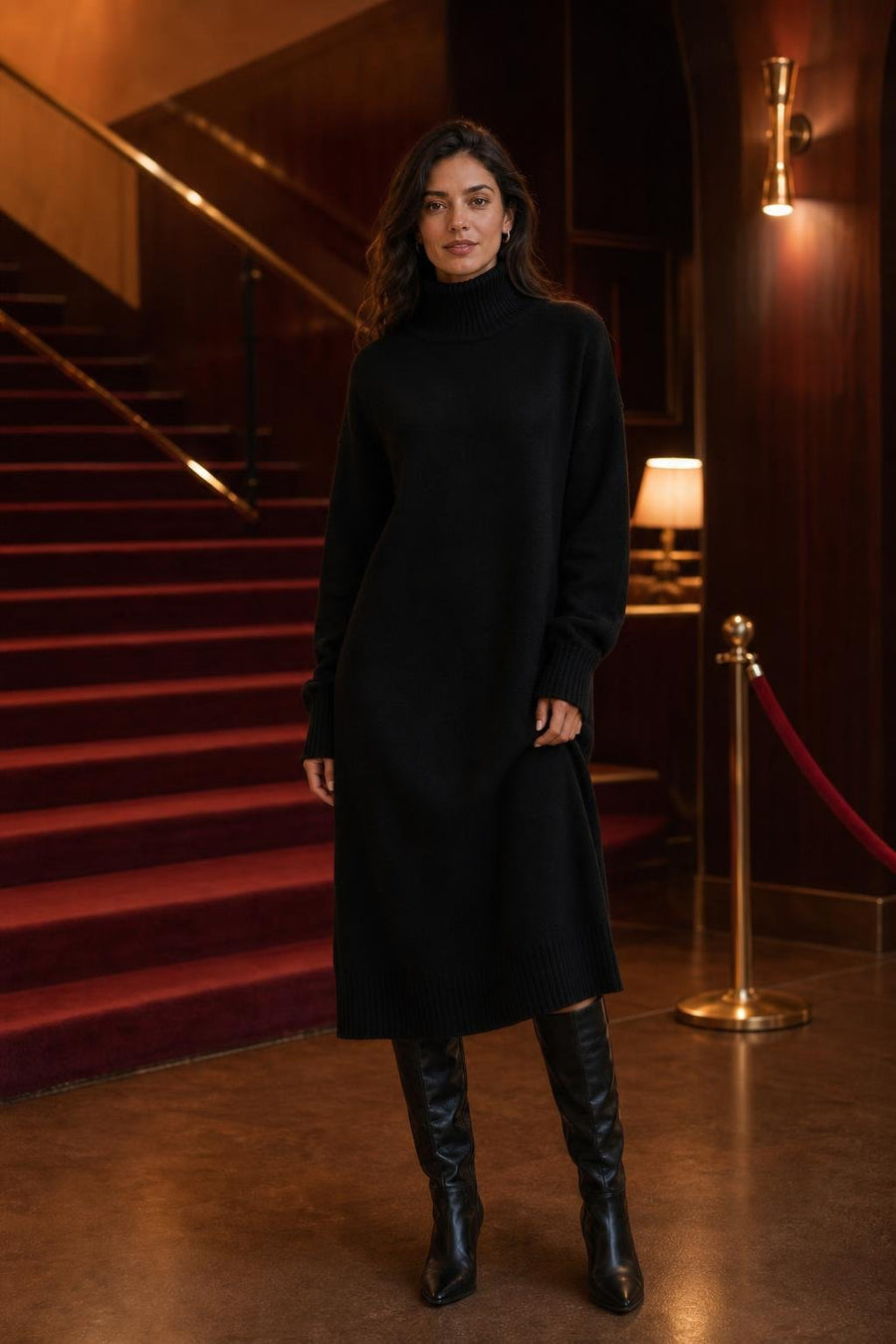 Imagen generada · Vestido Nevada · Tarde de cine