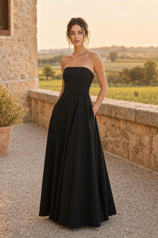 Imagen generada · Vestido Vela · Atardecer en la finca